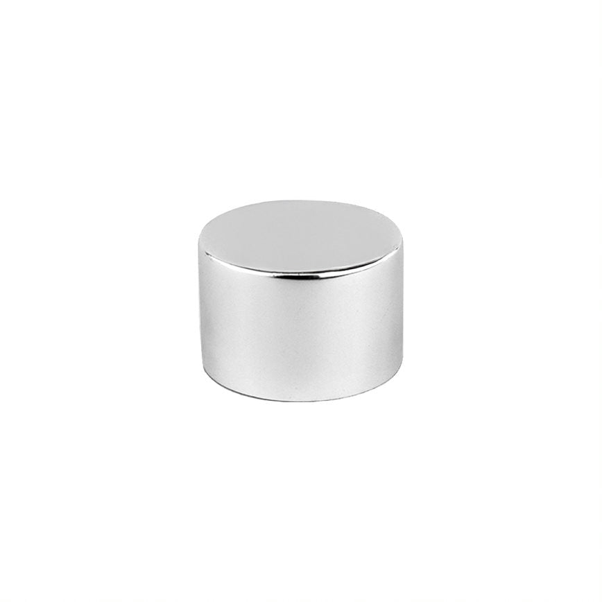 28/410 Gloss Silver Metal Shelled Diffuser Cap with EPE Liner - Caps - Diffuser Caps - Coloured Bottles