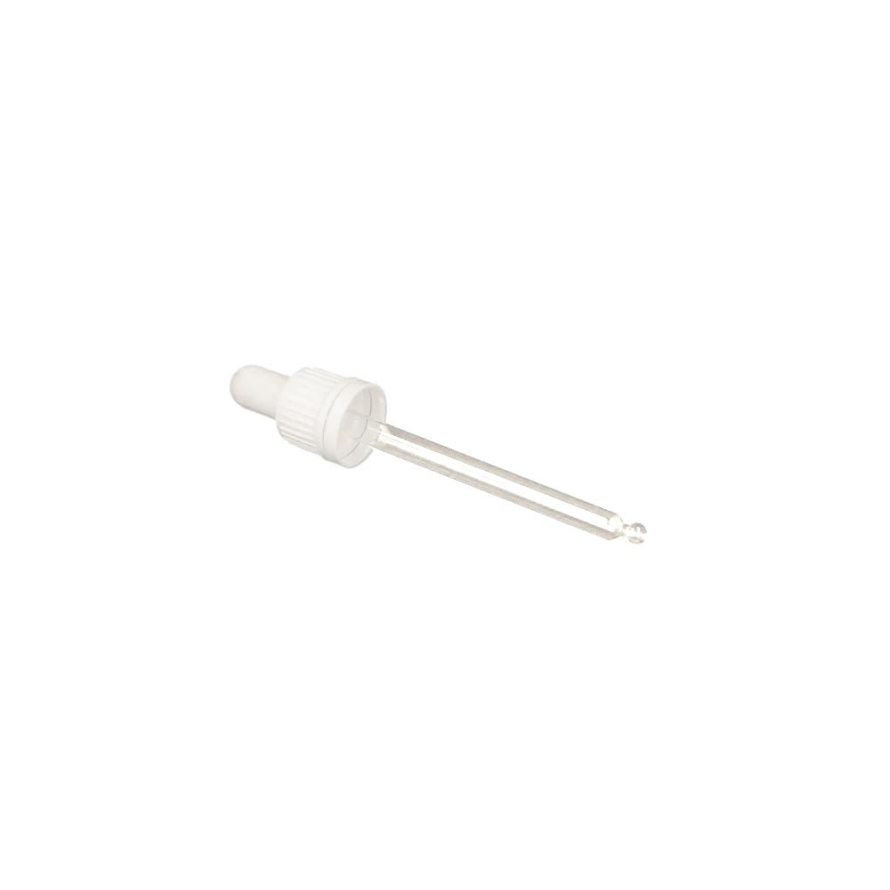 105mm Pipette with White T/E, White Bulb - - Coloured Bottles