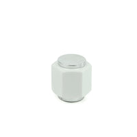 White Body / Silver Inner City 15mm Shroud Atomiser Cap - Atomiser - Coloured Bottles
