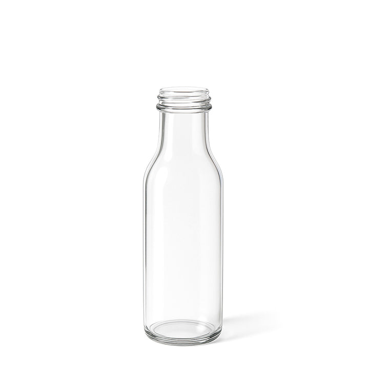 250ml Clear Glass Round Sauce Bottle - Glass - Food Glass - Colorlites