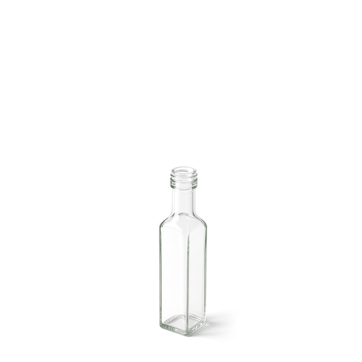 60ml Clear Glass Square Marasca Bottle - Glass - Food Glass - Colorlites