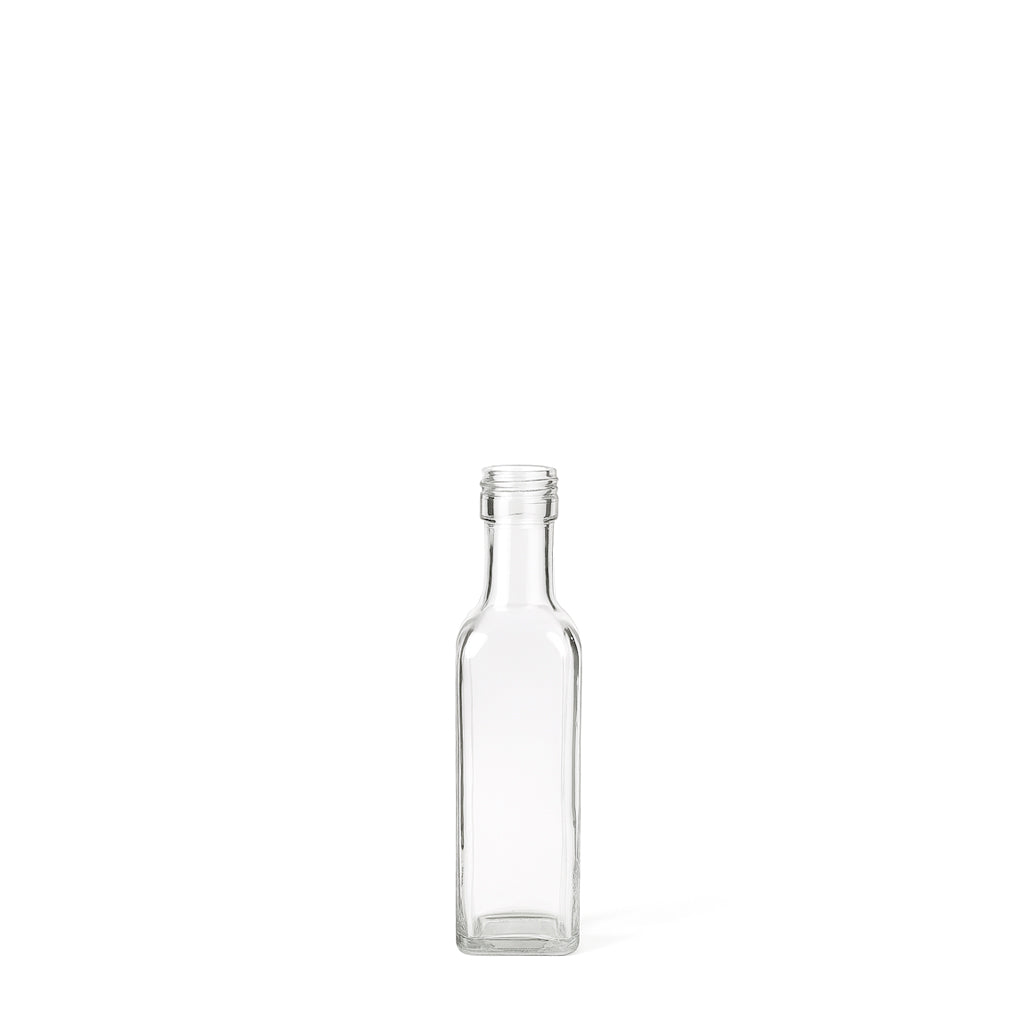 60ml Clear Glass Square Marasca Bottle - Glass - Food Glass - Colorlites