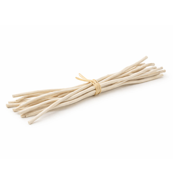 Willow Diffuser Reeds 300mm Natural Tied Pack of 10 - Caps - Diffuser Caps - Coloured Bottles