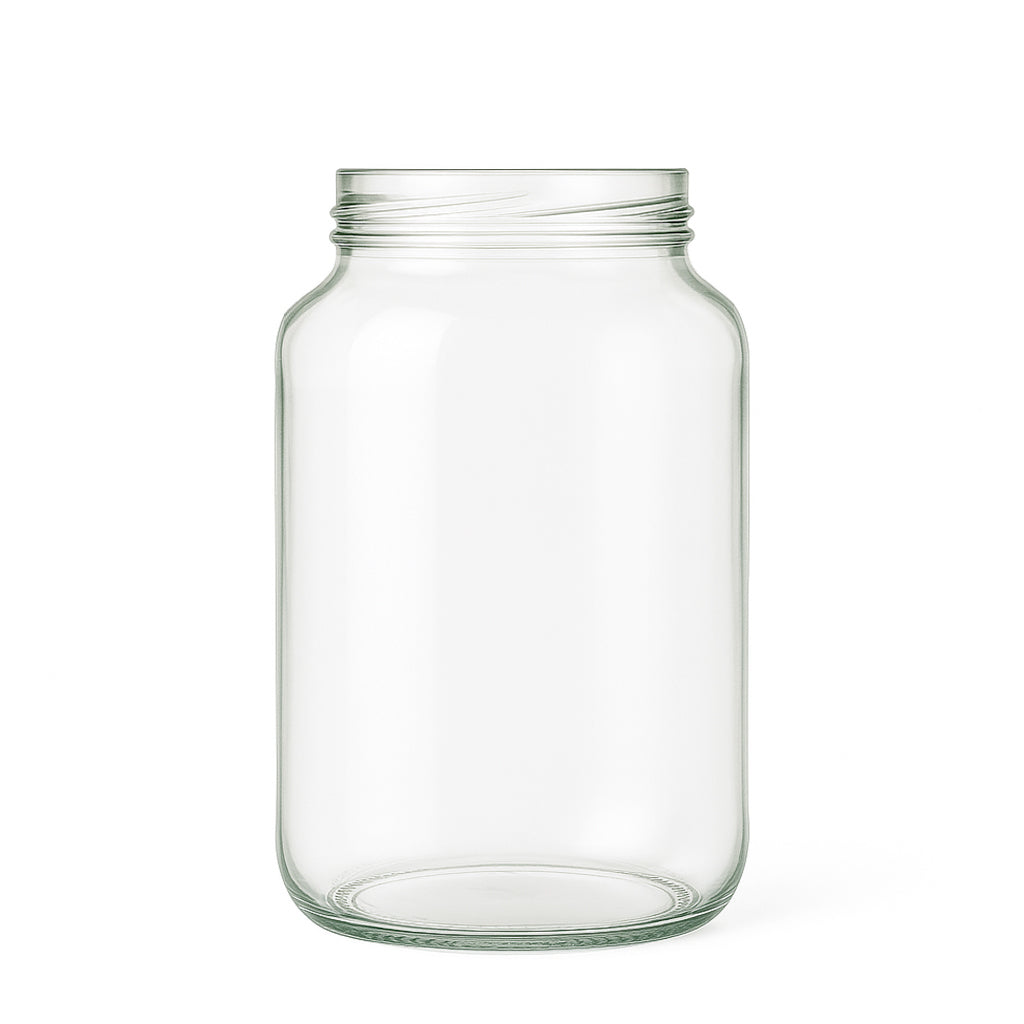 750ml Clear Glass Round Jar - Glass - Food Glass - Colorlites