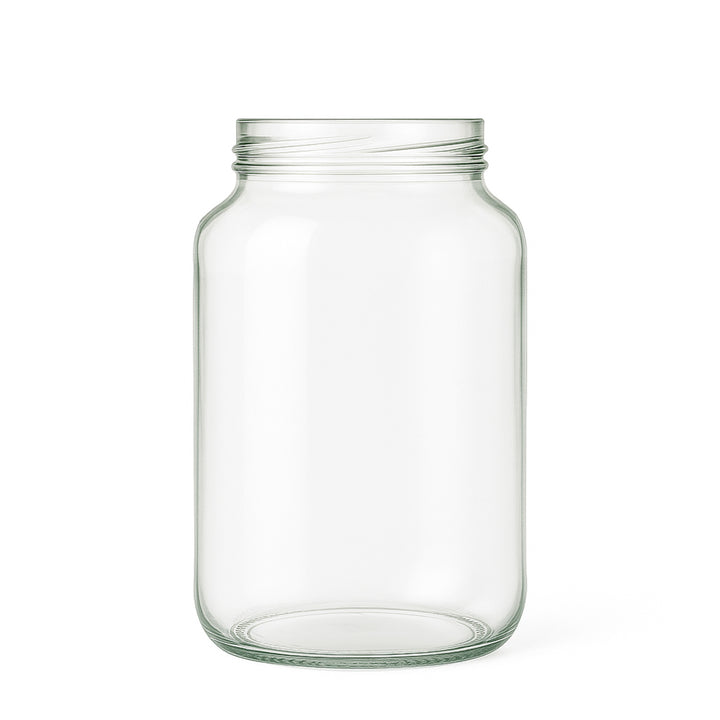 750ml Clear Glass Round Jar - Glass - Food Glass - Colorlites