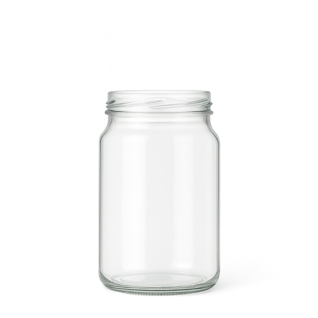 375ml Clear Glass Round Jar - Glass - Food Glass - Colorlites