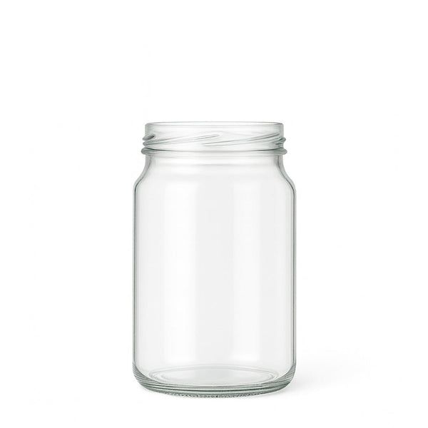 375ml Clear Glass Round Jar