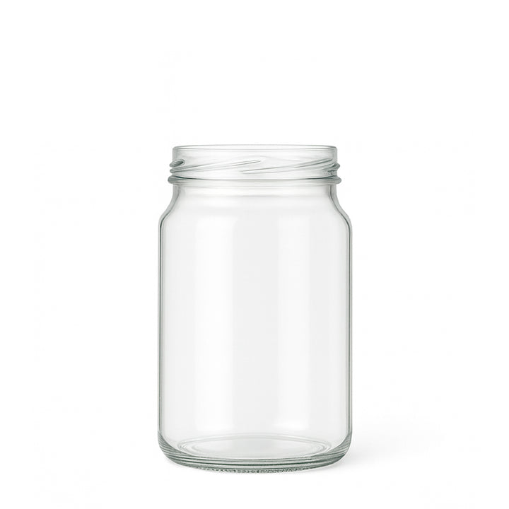 375ml Clear Glass Round Jar - Glass - Food Glass - Colorlites