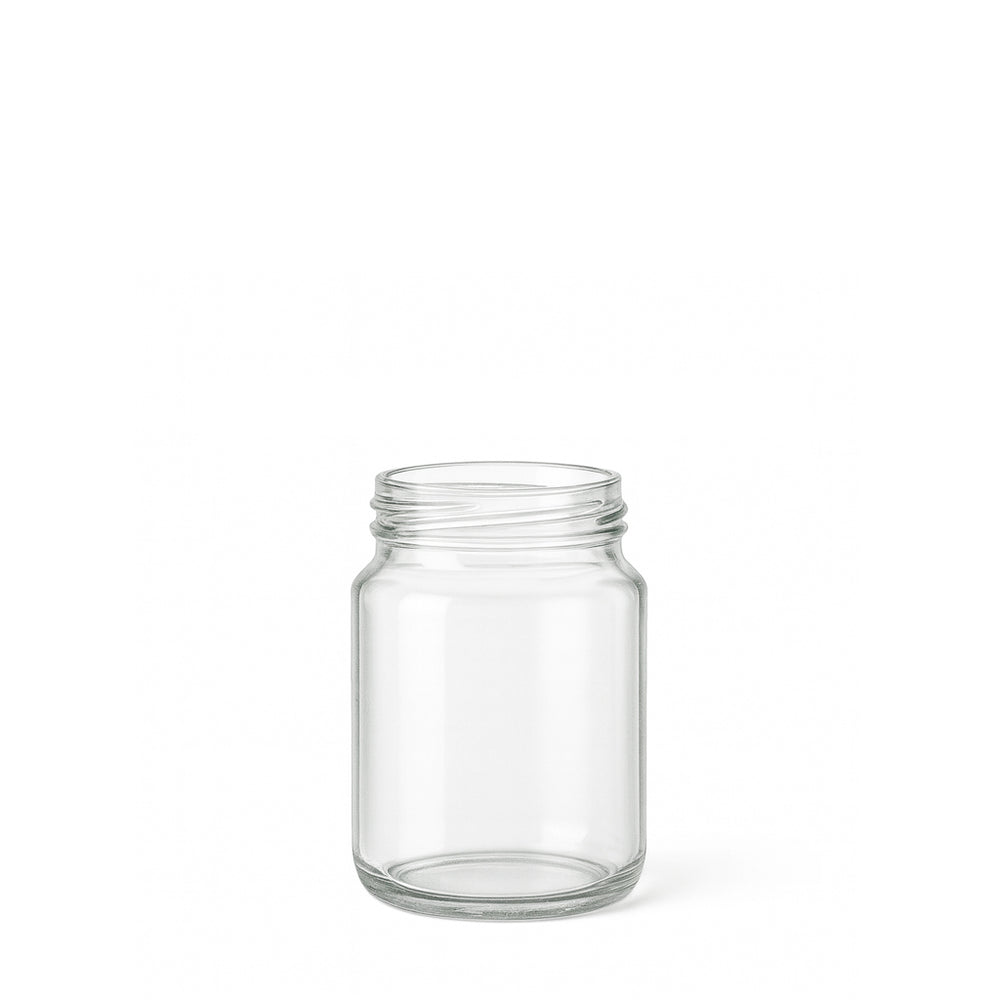 190ml Clear Glass Round Jar - Glass - Food Glass - Colorlites