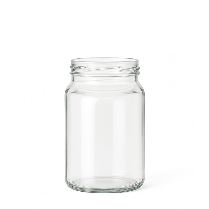 375ml Clear Glass Round Jar - Glass - Food Glass - Colorlites