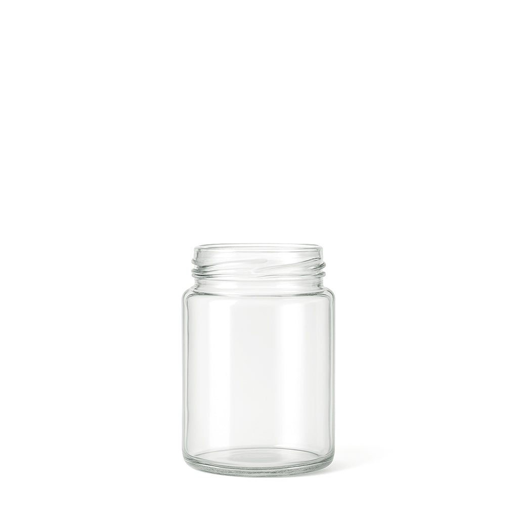 190ml Clear Glass Round Jar - Glass - Food Glass - Colorlites
