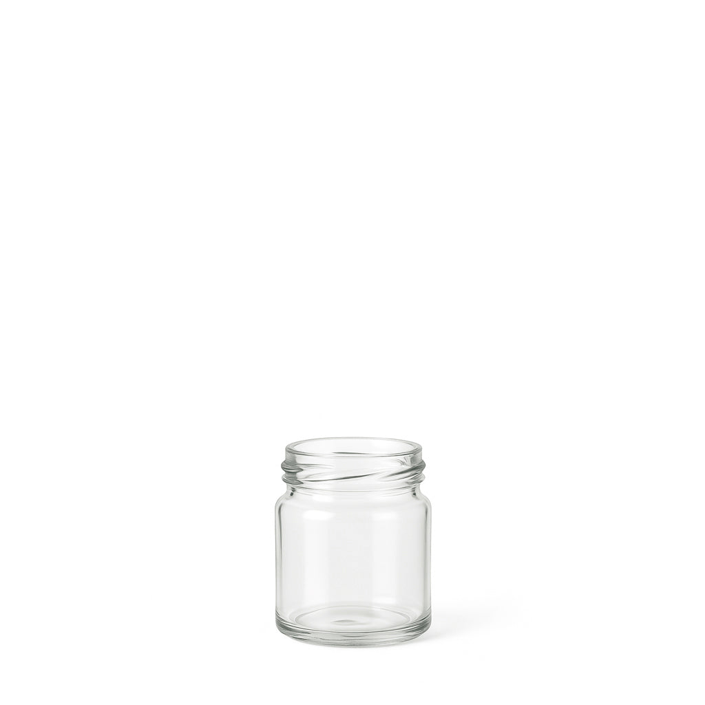 40ml Clear Glass Round Jar - Glass - Food Glass - Colorlites
