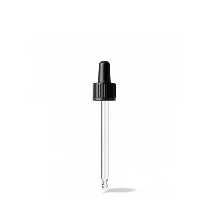 GL18 30 ml, 82 mm schwarze Pipette (für 30 ml transparente Tropfflasche)