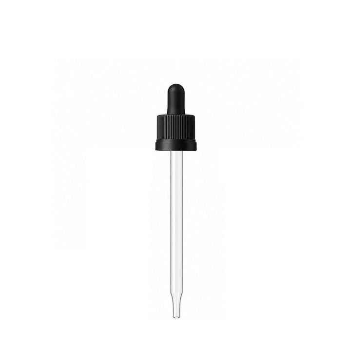 GL18 50 ml, 87 mm, schwarze Pipette, kindersicher, T/E