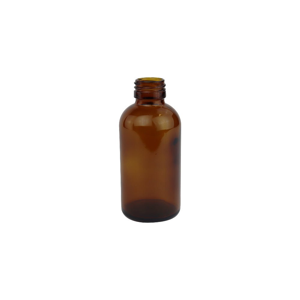 150ml Amber Glass Boston Round Bottle - Glass - Medical Glass - Coloured Bottles