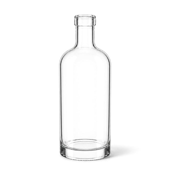 Polo 700ml clear cork mouth bottle