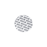 Miron - Pressure sensitive seal, 45mm, white,text (Saturn 100/Carina 200/300) - - Miron