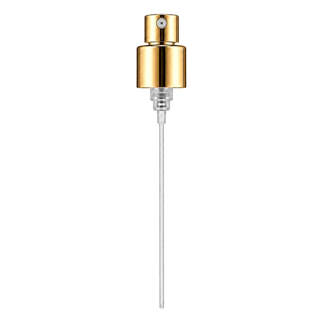 SNI15 Gloss Gold Atomiser Pump and Actuator - Caps - Sprays & Pumps - Coloured Bottles