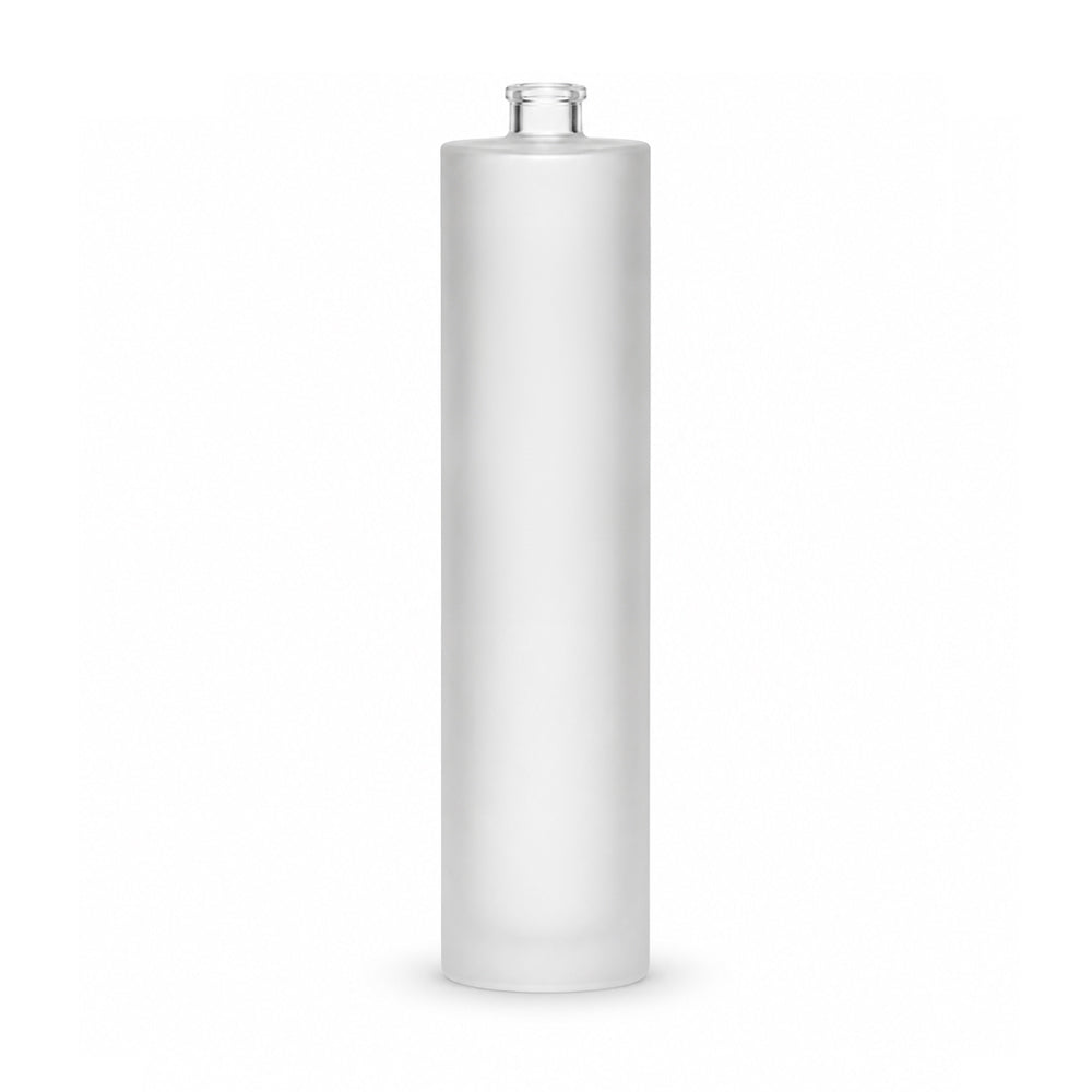 Tall Cuban 100ml Etched Glass Fragrance Bottle - Bottle - Coloured Bottles