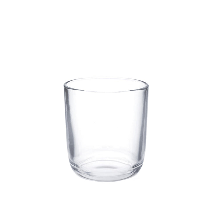 30cl Clear Karen U Shaped Candle Glass - - Coloured Bottles