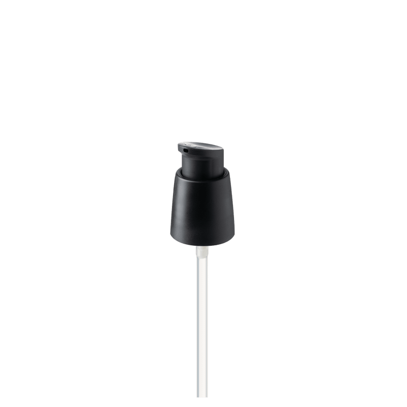 Miron - Lotion pump Cremosa 20/410, PP, black, matte, dose 0.15ml, twist-lock (Linden LW 100/Capella 100) - Pumps - Miron