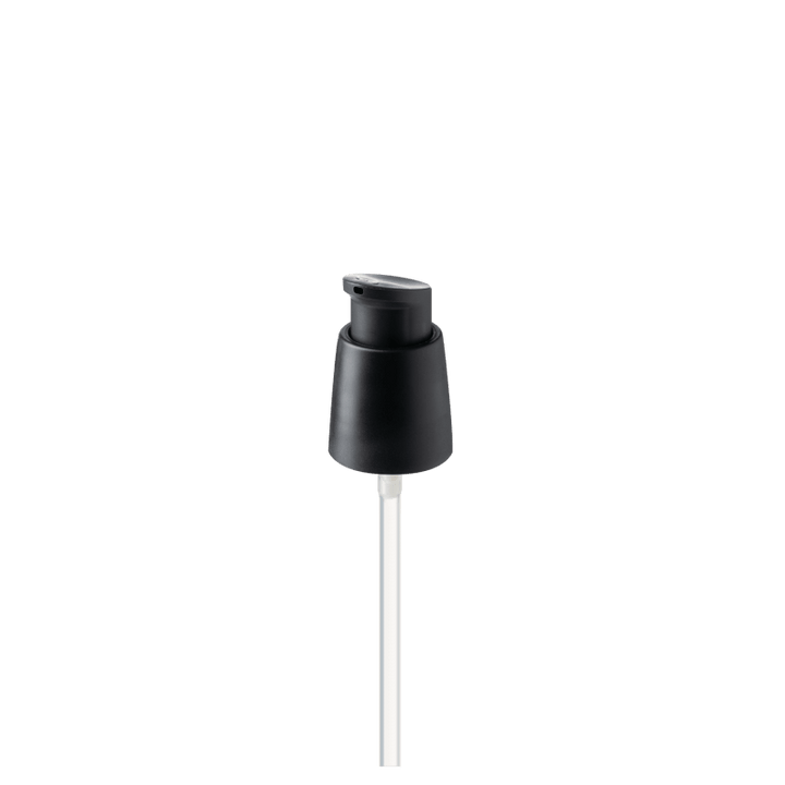 Miron - Lotion pump Cremosa 20/410, PP, black, matte, dose 0.15ml, twist-lock (Linden LW 100/Capella 100) - Pumps - Miron