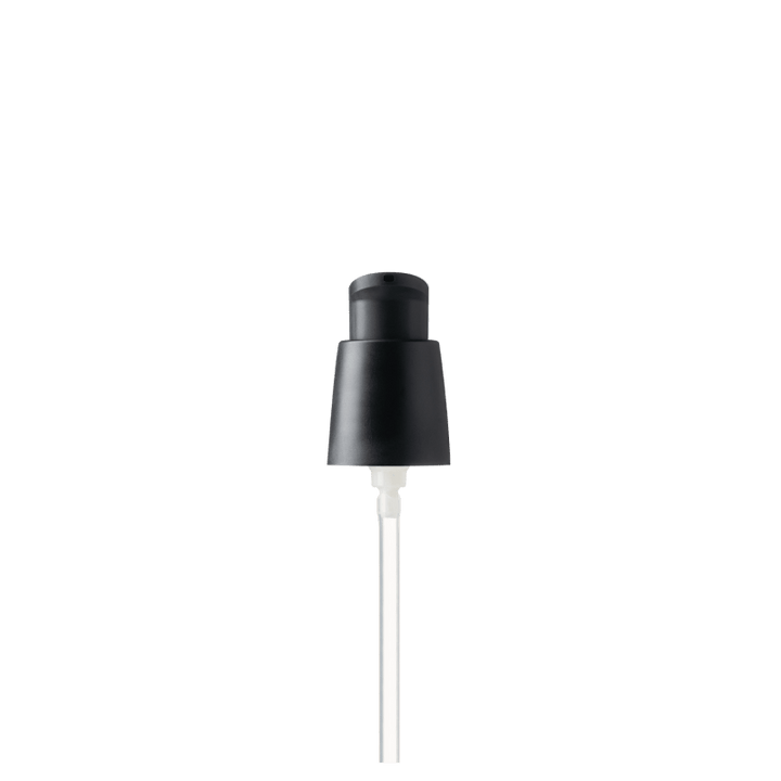 Miron - Lotion pump Cremosa 20/410, PP, black, matte, dose 0.15ml, twist-lock (Linden LW 100/Capella 100) - Pumps - Miron