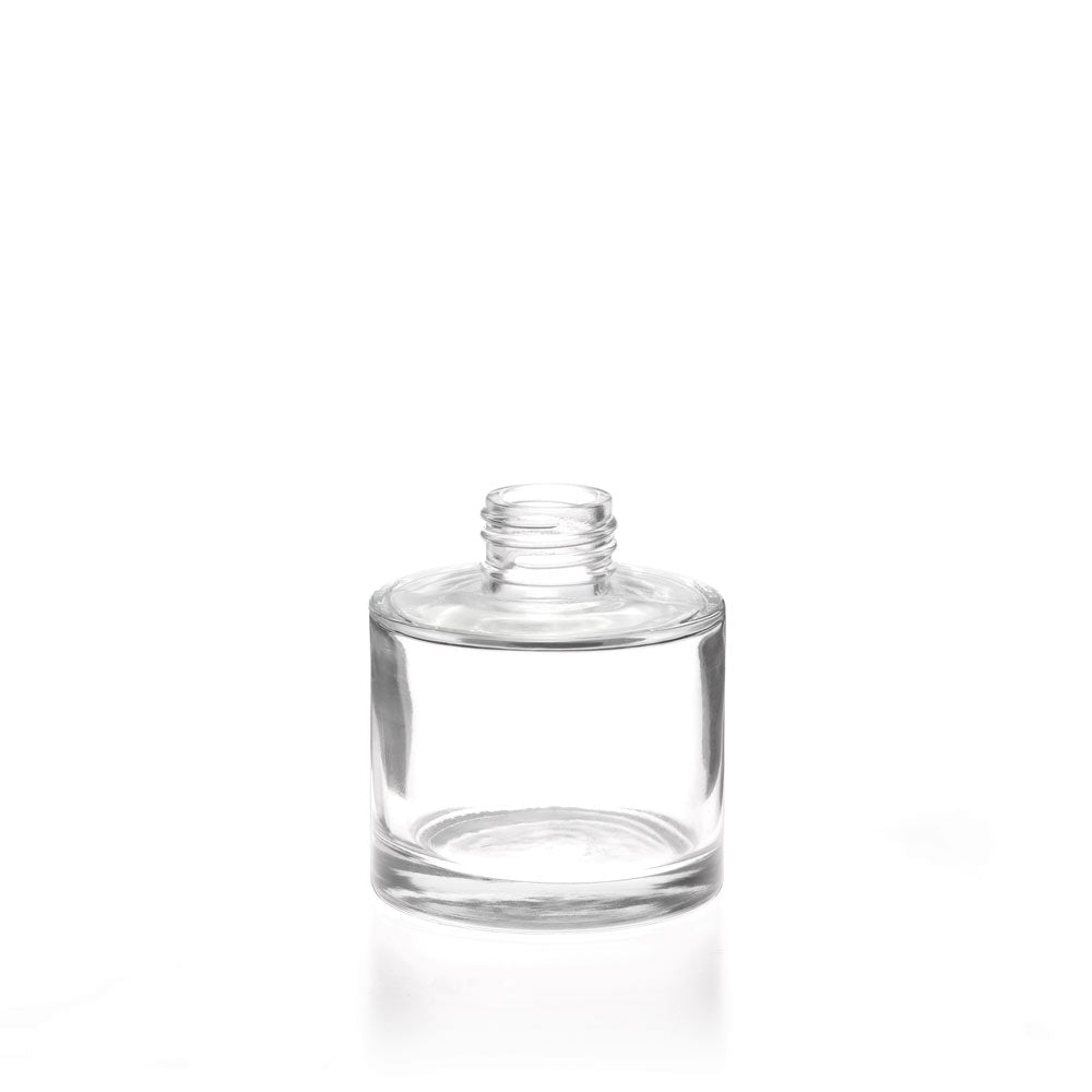 Custom - 100ml Glass Round Diffuser Bottle - Caps - Candle Lids - Coloured Bottles